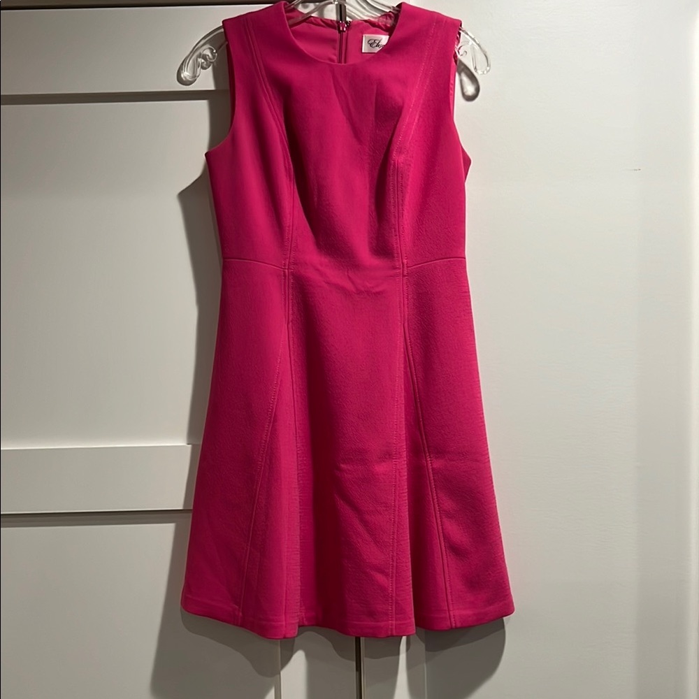 Elegant Pink Sleeveless Dress